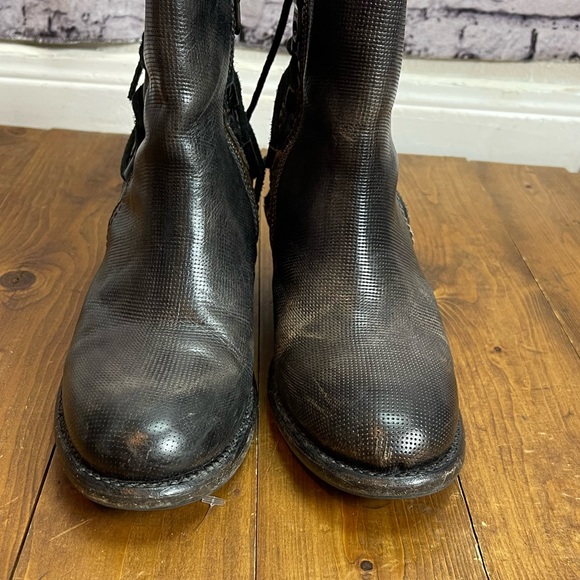 Bed|Stu Blaire booties Womens size 7 dark brown black color - Picture 3 of 10
